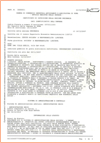 certificato camerale