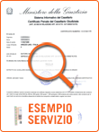 Esempio Certificato Antipedofilia