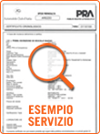 Esempio certificato cronologico pra