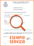 Esempio certificato di matrimonio